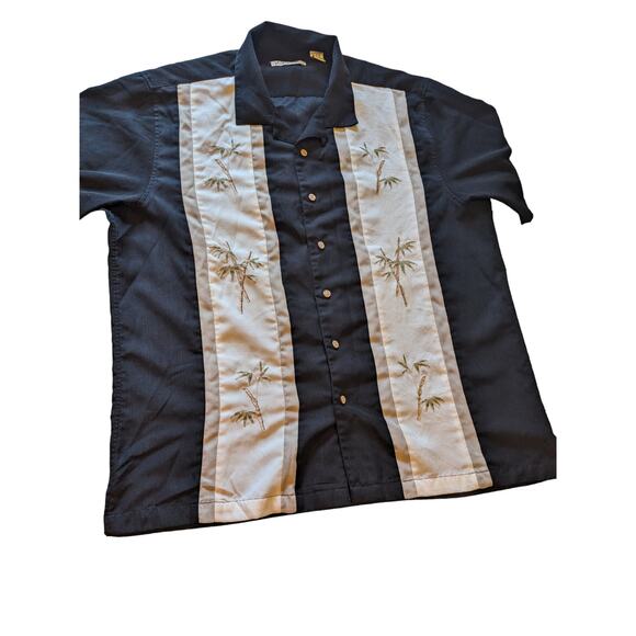 Batik Bay Hawaiian Shirt Mens XL Short Sleeve Tropical Vacation Palm Tree Resort - Picture 14 of 16